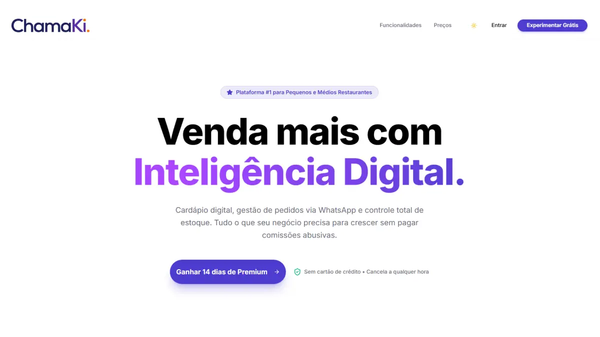 ChamaKi — ERP & Vendas Multi-Tenant